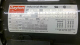 Dayton 2N926L 1/2HP AC Motor 208-220/460V 1200 Rpm 3PH 56 FR TEFC