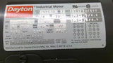 Dayton 2N863M 1/2HP AC Motor 1800 RPM 4P 208-230/460V 60HZ 3PH TEFC 56 FR