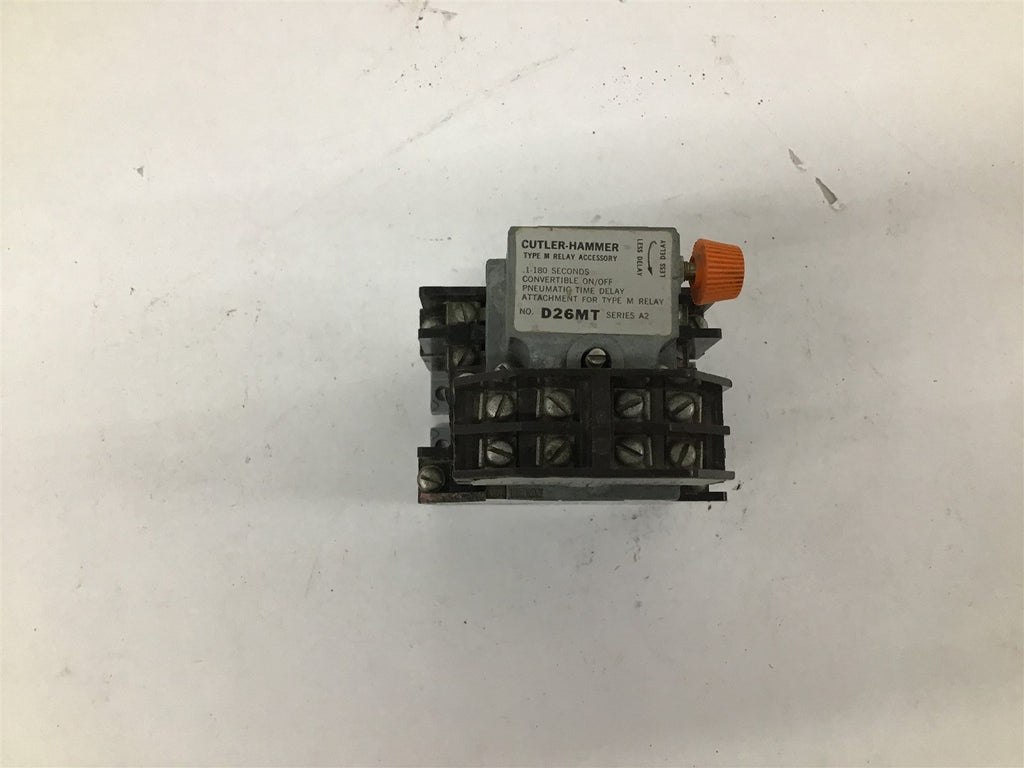 Cutler-Hammer Type M Relay Accessory D26MT Ser A2