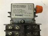 Cutler-Hammer Type M Relay Accessory D26MT Ser A2