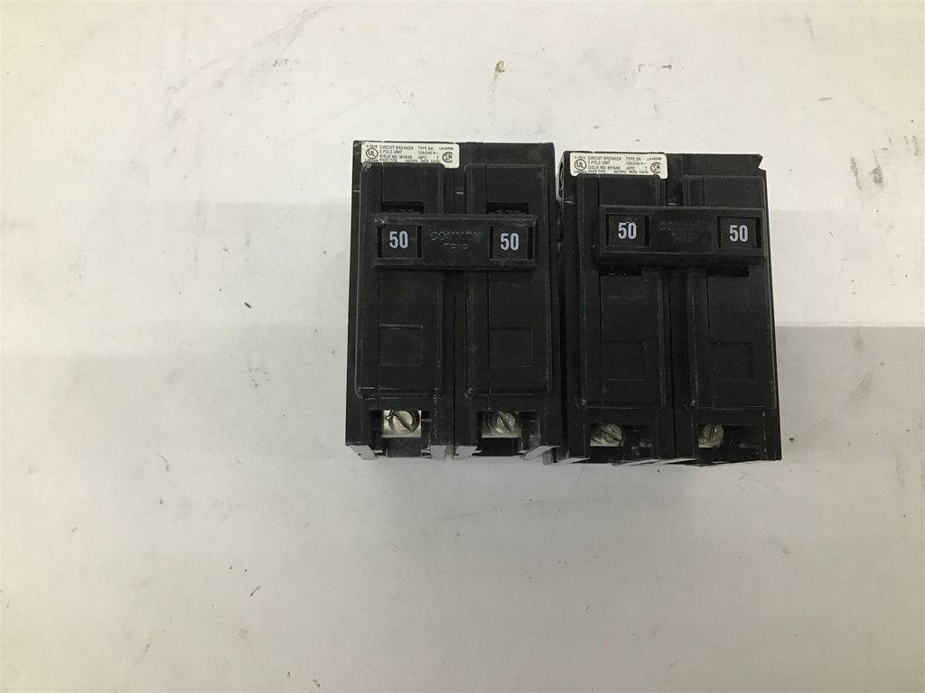 Cutler Hammer M1640 Quicklag Circuit Breaker 2 Pole Type BA 120/240V Lot OF 2
