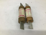 Shawmut Tri-Onic TR!25R 125A 250V.A.C. Or Less Class RK5 Lot Of 2