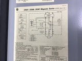 General Electric Safety Switch CR307 CR308 CR387 Magnetic Starter