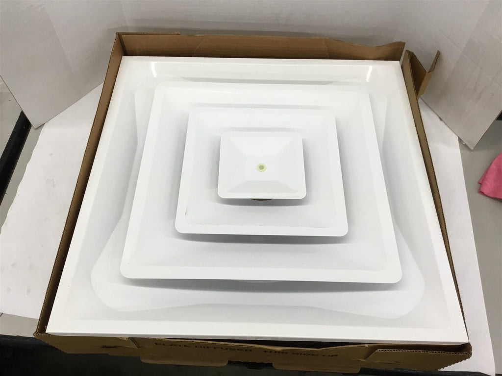 Hart & Cooley FPD3 R6 064335 White Ceiling Vent
