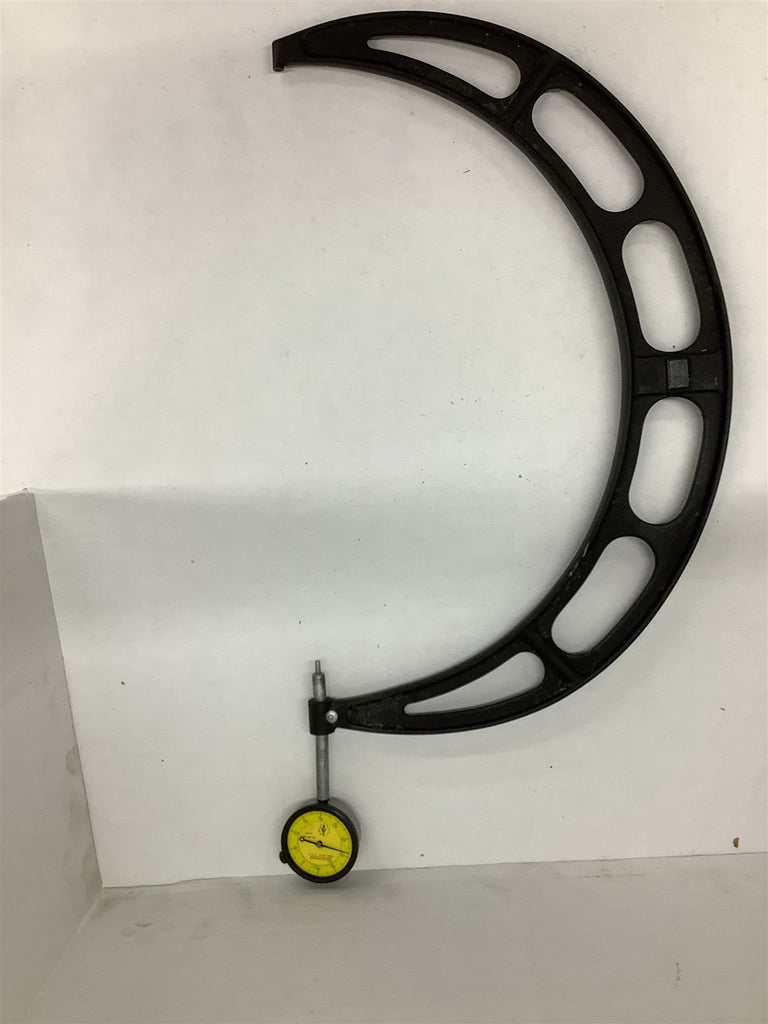 Starrett 436 Micrometer With Starrett 25-481 Dial Indicator