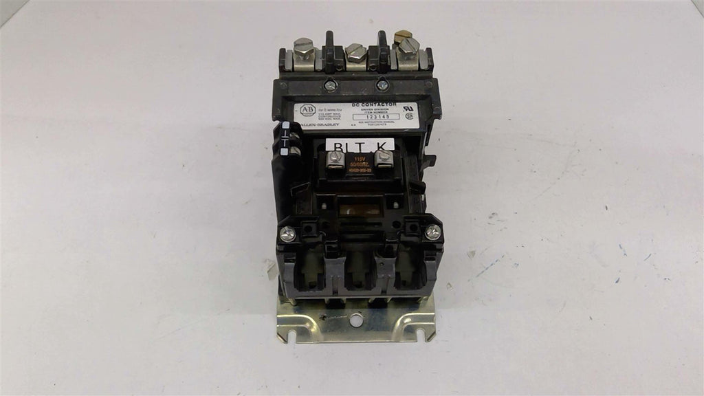 Allen-Bradley D C Contactor 1231451 110 A Max . Continuous 550 VDC Max .