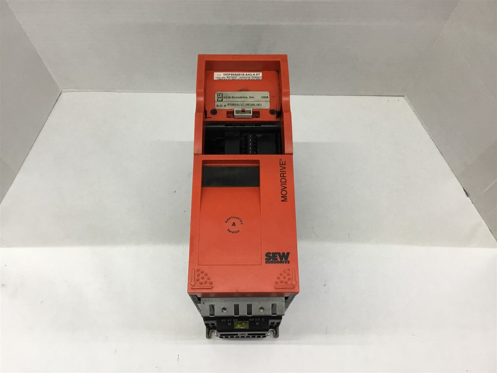 SEW Eurodrive MDF60A0015-5A3-4-OT Movidrive 2.8 KVA 180 HZ