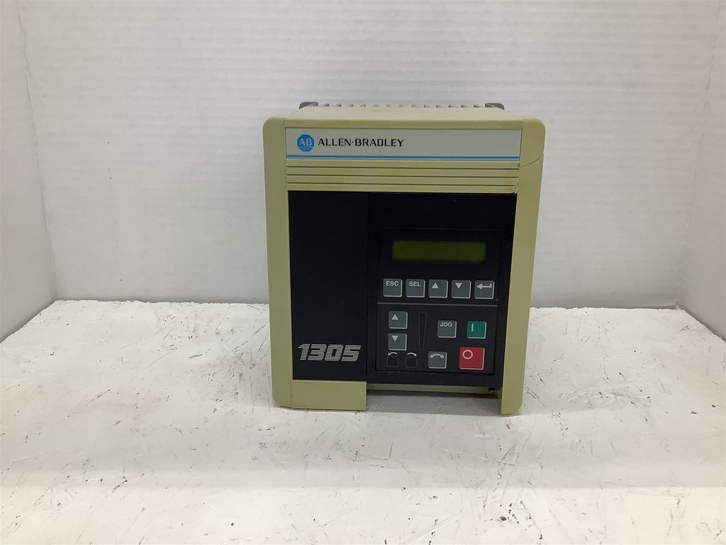 Allen-Bradley 1305 BA03A Micro Drive Missing Flap Crack To Top Front Cover