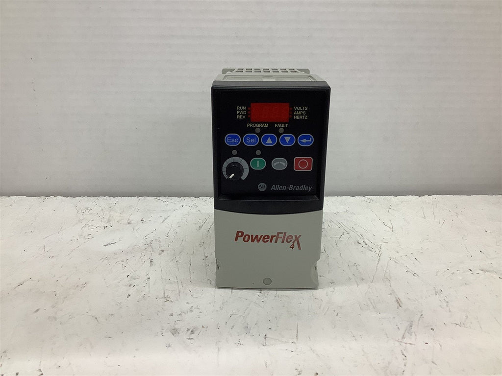 Allen-Bradley 22A-D2P3N104 PowerFlex Series A Drive VFD 0.75KW 1HP 3 Phase 3.2A