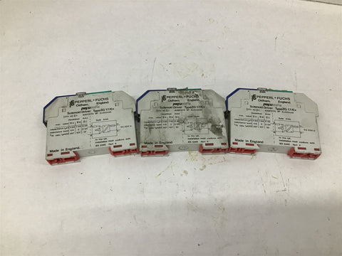 Pepperl+Fuchs Solenoid Driver ZG17/Ex Lot Of 3