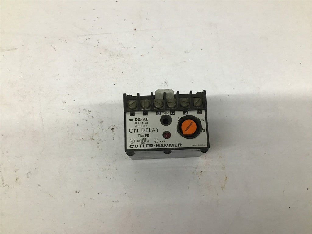 Cutler Hammer D87AE Ser A1 .3-30 Sec 120V 50-60HZ
