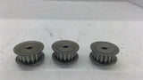 TB Woods 18XLB037S Tim Pulley 1/4 RX X Lot of 3