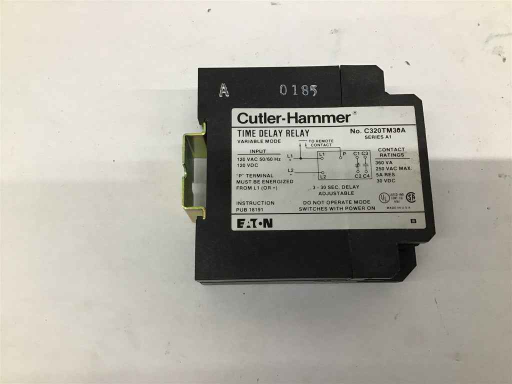 Cutler Hammer C320TM30A Ser A1 120VAC 50/60 120 VDC