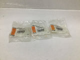 Cutler Hammer 10220TEW Knob Type Lens White Lot Of 3