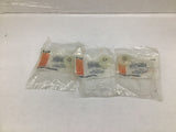 Cutler Hammer 10220TEW Knob Type Lens White Lot Of 3