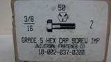 Lot Of 50 --- 3/8-16" Grade 5 Hex Cap Screw Imp