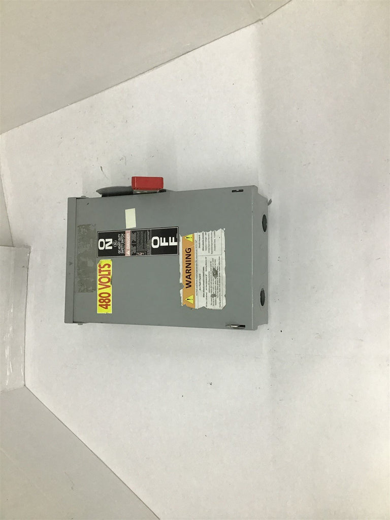 General Electric TH3361R 10/30 A 600V AC 250 VDC Type 3 R Fusible