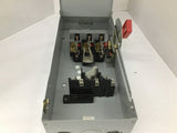 General Electric TH3362R Type 3R Outdoor Enclosure Model 10 60A 600V 1PH