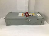 General Electric TH3362R Type 3R Outdoor Enclosure Model 10 60A 600V 1PH