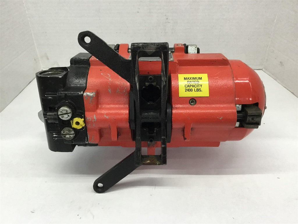 ARO Hoist 7792A21 Maximum Rated Capacity 2400LBS