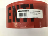 Swanson BT3100RDGRDNE3 Danger Do Not Enter 3"x1000"