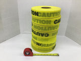 Caution Tape 2" Wide Approximately 100 Feet Lot Of 7