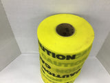 Caution Tape 2" Wide Approximately 100 Feet Lot Of 7