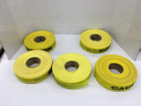 Caution Tape 2" Wide Lot Of 5