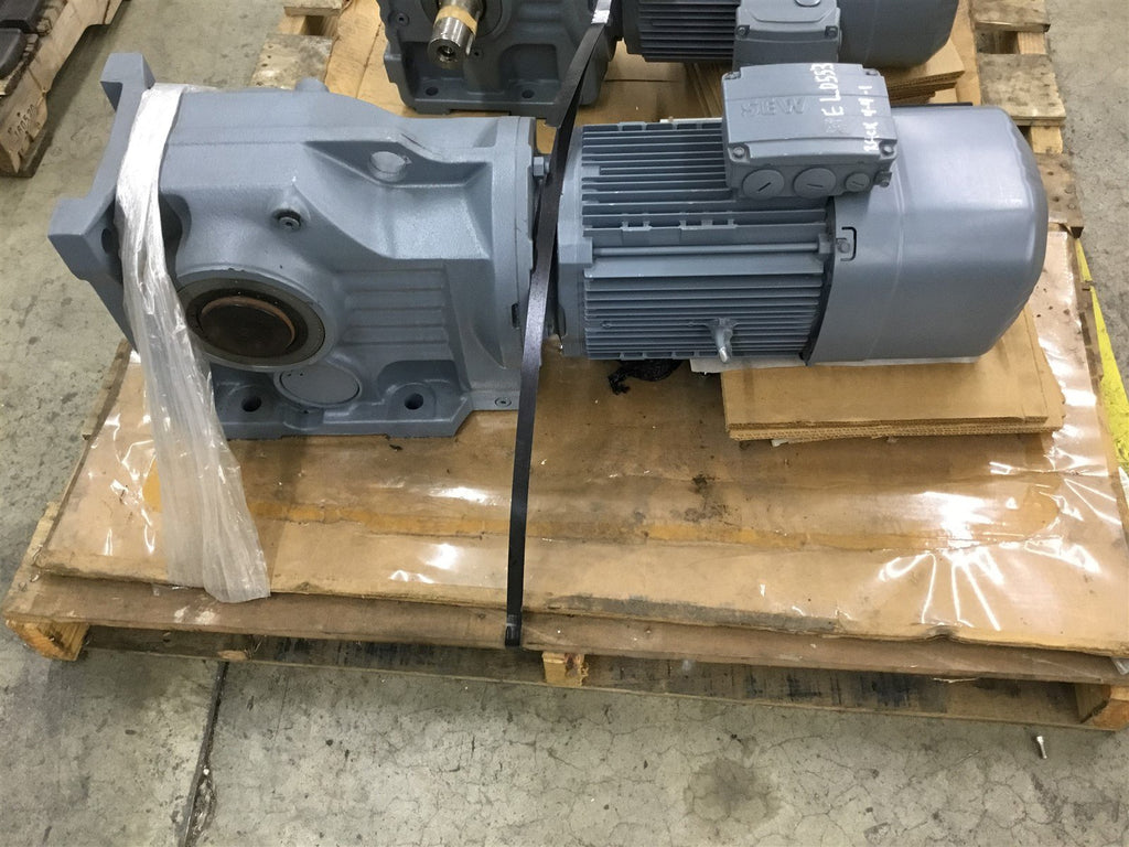 Sew-Eurodrive KA87BDRN112M6/BE5HR/TH 2 HP Gear Motor 126.91:1 Ratio 230/400 V