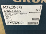 Grundfos MTR20-3/2 A-WB-A-HUUV 3X208-230YY/460Y V 5.0Hp TEFC