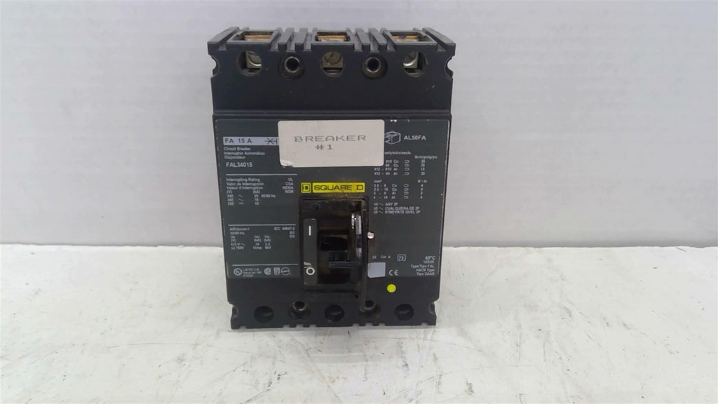 Square D FA15A Breaker
