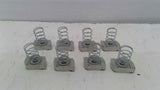 Unistrut P1008U SS 3/8"-16 Channel Nut With Spring Lot Of 8