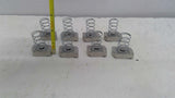 Unistrut P1008U SS 3/8"-16 Channel Nut With Spring Lot Of 8