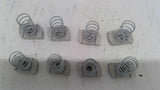 Unistrut P1008U SS 3/8"-16 Channel Nut With Spring Lot Of 8