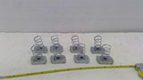 Unistrut N1008 EG 3/8" Channel Nut With Spring Lot of 8
