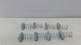 Unistrut N1008 EG 3/8" Channel Nut With Spring Lot of 8