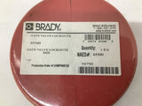 Brady 65560 Gate Valve Lockouts Red Lot Of 3