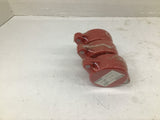 Brady 65560 Gate Valve Lockouts Red Lot Of 3
