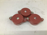 Brady 65560 Gate Valve Lockouts Red Lot Of 3
