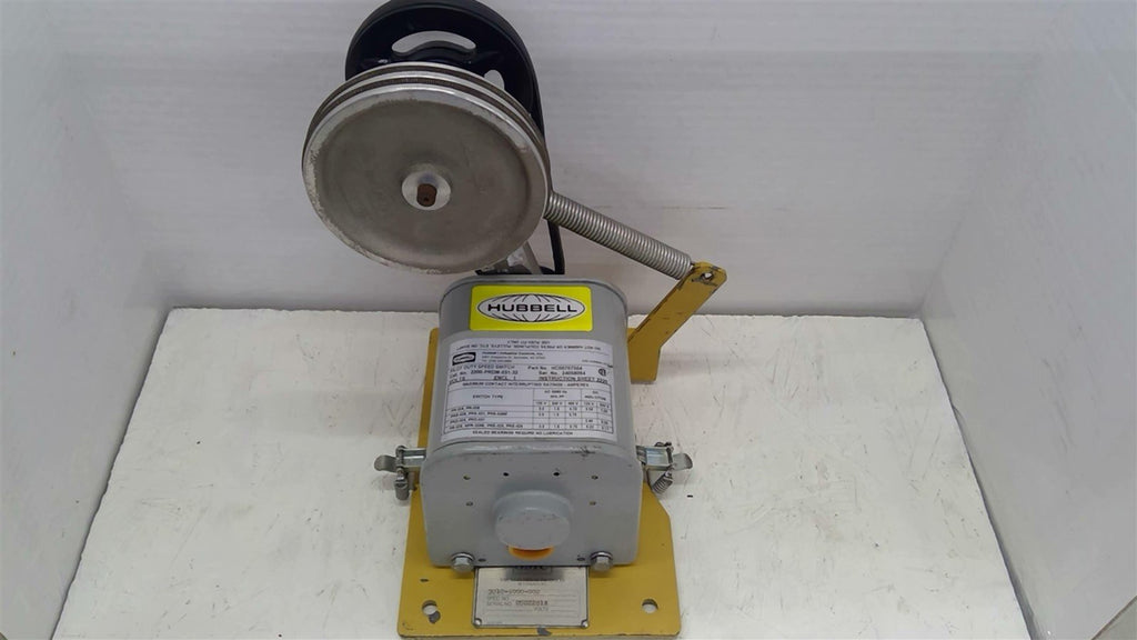 Hubbell 2200PRDM03121 Pilot Duty Speed Switch with Plate and Pully
