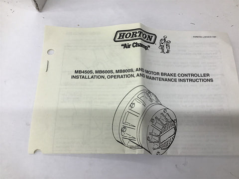 Horton Air Champ MB 600S