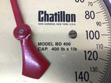 Chatillon BD 400 Cap. 400 Lb. X 1 LB. Hanging Scale