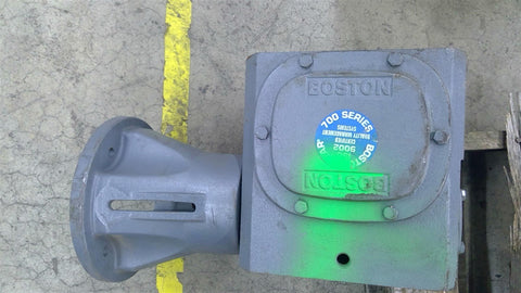 Boston Gear RF733-10-B11-J Gear Box Input HP 3.170 Output Torque 2644 10:1 Ratio