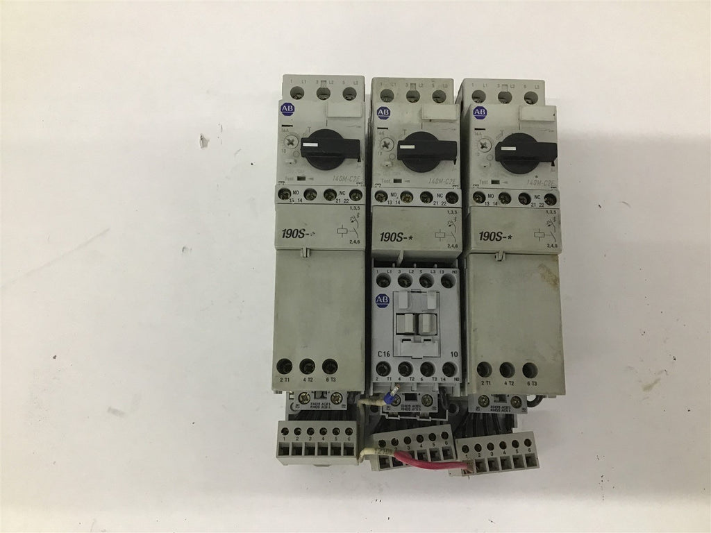 Allen-Bradley 190S-CND2-CC16C Ser B 140M-C2E-C16 Ser B 100-C16810 Ser B