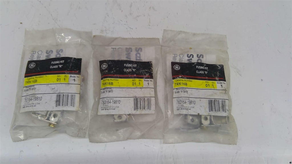 GE TRK16B Fusing Kit Class R 30A 600V TH Switch Lot of 3