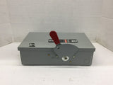 GE General Duty Safety Switch TGN3322 60A 240Vac/250Vdc 50/60Hz