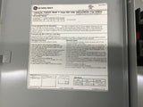 GE General Duty Safety Switch TGN3322 60A 240Vac/250Vdc 50/60Hz
