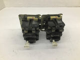 Allen-Bradley 592-B0V16 120/600 VAC Make 7200 VA Break 720 VA Lot Of 2