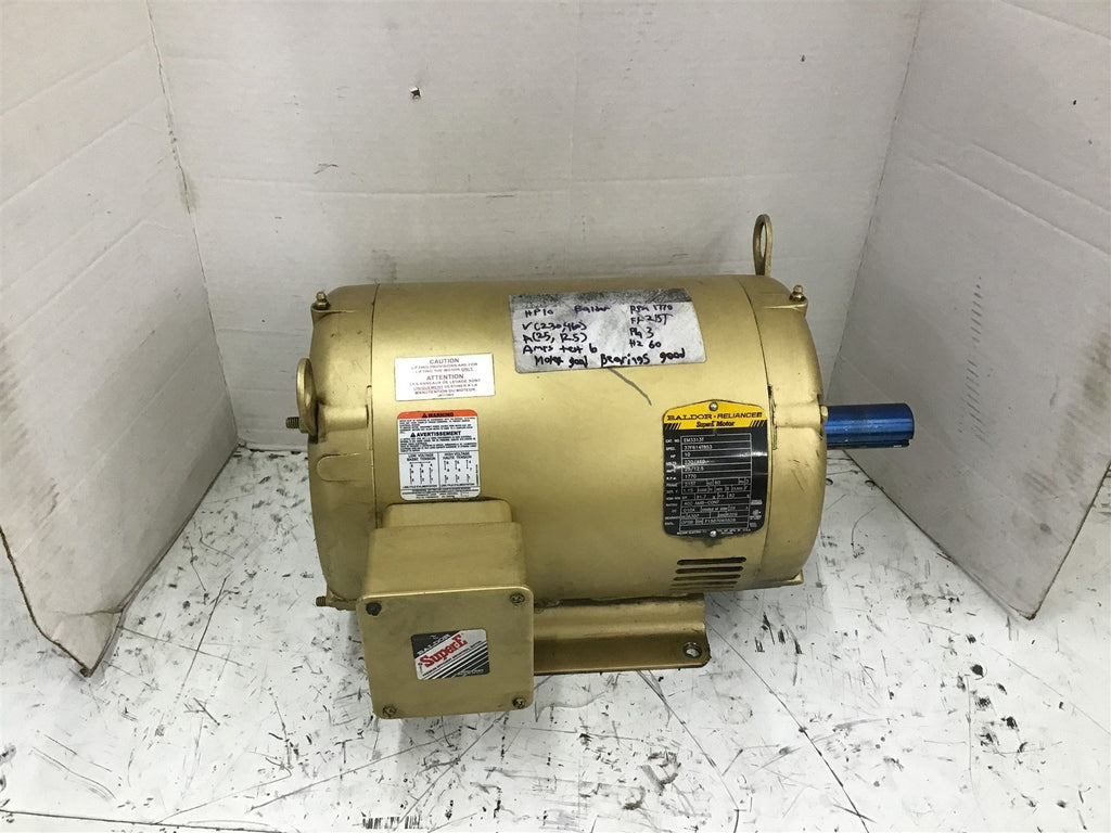 Baldor Reliance EM3313T 10HP AC Motor
