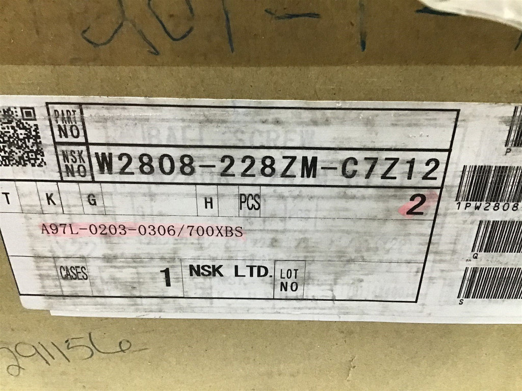 NSK W2802-228ZM-C7Z12 Ball Screw